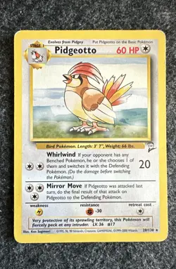 Pidgeotto 022/102 Base Set Regular Pokemon TCG - Image 1