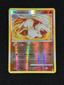 Pokemon Ninetales Mysterious Treasures Reverse Holo 32/123 LP - Image 1