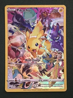 Pikachu 2023 Pokemon Sword & Shield Crown Zenith #160 - Image 1