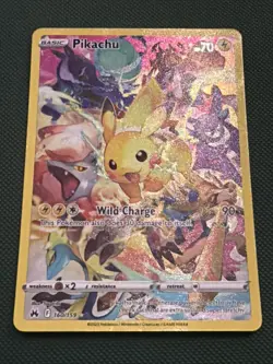Pikachu 2023 Pokemon Sword & Shield Crown Zenith #160 - Image 2