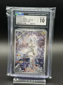 Pokemon TCG N's Reshiram Holo IR Journey Together 167/159 CGC 10 Gem Mint - Image 1