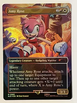 Amy Rose (Rainbow Foil) Secret Lair Drop Foil MTG NM - Image 1