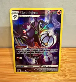 The Pokemon Company Chandelure 150 HP Holo Ultra Rare TG04/TG30 Lost Origin ENG - Image 1