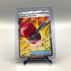 Crushing Hammer 105/084 Prismatic Evolutions Trainer-Item EN Pokemon TCG - Image 1