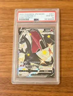 PSA 10 GEM MINT Charizard V Shiny Star V Full Art Holo 2020 Pokemon JPN 307/190 - Image 1