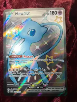 Mew ex 216/091 SV: Paldean Fates Holo Pokemon ULTRA RARE - MINT - TCG - Image 1