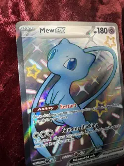 Mew ex 216/091 SV: Paldean Fates Holo Pokemon ULTRA RARE - MINT - TCG - Image 4