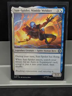 Sun-Spider, Nimble Webber X1 NM Marvel's Spider Man MTG - Image 1