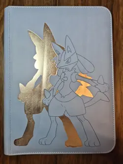Ultra Pro Zippered PRO Binder 9-Pocket Pokemon Elite Series Lucario - Image 1