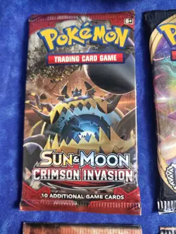 Pokemon Boosters 2 x Steam Siege, Rebal Clash, Crimson Invasion & Figurine - Image 2