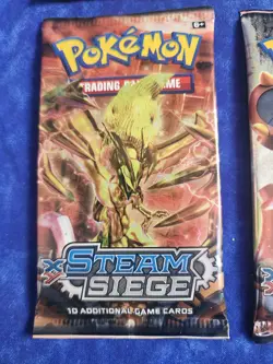 Pokemon Boosters 2 x Steam Siege, Rebal Clash, Crimson Invasion & Figurine - Image 4