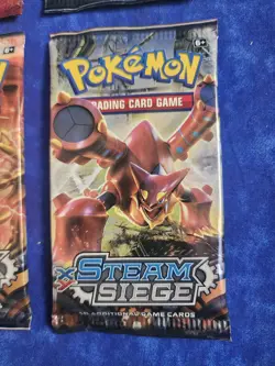 Pokemon Boosters 2 x Steam Siege, Rebal Clash, Crimson Invasion & Figurine - Image 5
