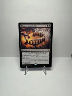 Blasphemous Edict R Foundations 57 MTG NM - Image 1