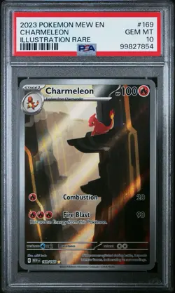 Charmeleon Illustration Rare PSA 10 2023 Pokemon SV 151 #169/165 8734 - Image 1