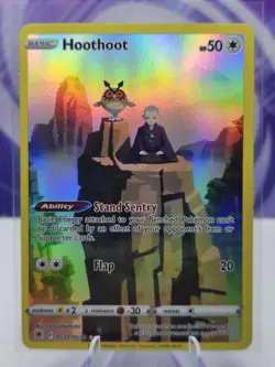 Hoothoot TG12/TG30 Holo Astral Radiance Trainer Gallery Pokemon NM - Image 1