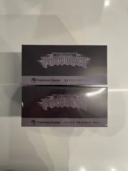 SEALED Brand New Mega Evolution-Pitch Black Pokemon Center Elite Trainer Box x2 - Image 5