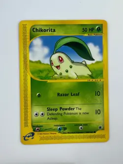 Chikorita | 100/165 | Expedition Base Set | Common | | LP - Image 1