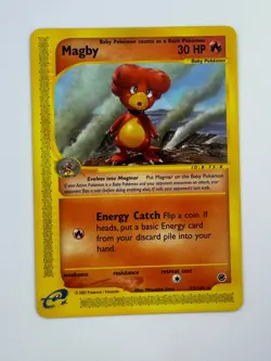 Magby | 52/165 | Expedition Base Set | Rare | LP - Image 1