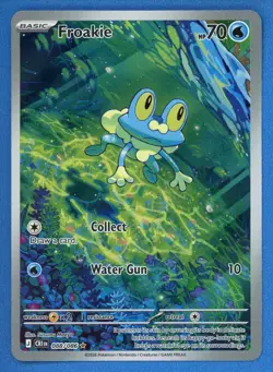 Pokemon Froakie #088/086 Illustration Rare HOLO Full Art ME04 Chaos Rising 2026 - Image 3