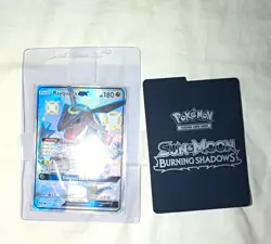 Rayquaza GX Secret Rare Holo Pokemon TCG Burning Shadows 177a/168 2019 180 HP - Image 2