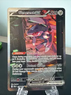 Genesect EX 169/ 086 Pokemon TCG English SV: Black Bolt Illustration Rare NM - Image 1