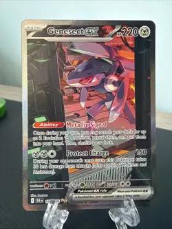 Genesect EX 169/ 086 Pokemon TCG English SV: Black Bolt Illustration Rare NM - Image 2
