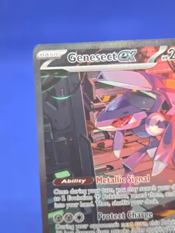 Pokemon SV Black Bolt Genesect ex 169/086 Special Illustration Rare PRINT ERROR - Image 3