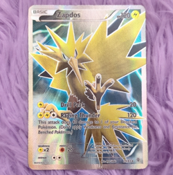 Pokemon TCG Zapdos Holo Rare Full Art Holo 29/83 Generations 2016 English - Image 1
