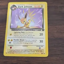 WotC Pokemon TCG Dark Jolteon 38/82 Team Rocket Uncommon Regular Unlimited 50 HP - Image 1