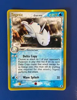 Pokemon TCG Stamped Reverse-Holo Togetic 11/101 Dragon Frontiers Delta Species - Image 1