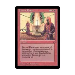 WOTC MtG The Dark Eternal Flame (R) EX - Image 1