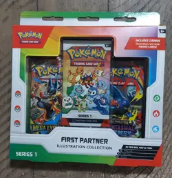 Pokemon TCG First Partner Illustration Collection Series 1 Box Promo / SEALED - Image 1