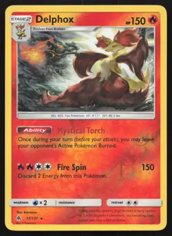 Delphox 17/131 (LP) - Forbidden Light - Reverse Holo - Image 1