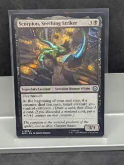 Scorpion, Seething Striker X1 NM Marvel's Spider Man MTG - Image 1
