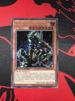 YuGiOh Masked Beast Des Gardius SBCB-EN107 1st Edition Secret Rare - Image 1