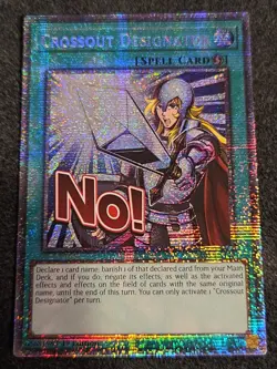 Yu-Gi-Oh! TCG Crossout Designator Starlight Rare RA05-EN118- Rarity Collection V - Image 1