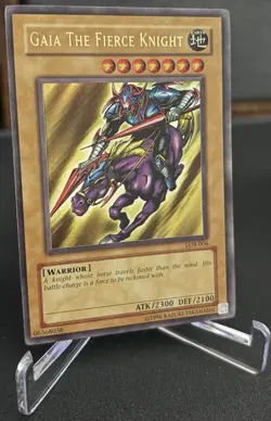Yu-Gi-Oh! TCG Gaia the Fierce Knight LOB-006 - Image 1