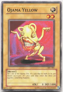 Ojama Yellow IOC-001 Common Invasion of Chaos Yu-Gi-Oh Unlimited Near Mint - Image 1