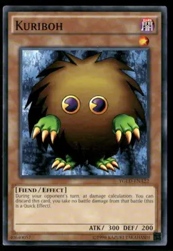 Kuriboh (A) YGLD-ENA22 Common Yu-Gi-Oh Unlimited Near Mint - Image 1