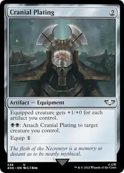 Cranial Plating - Near Mint MTG Universes Beyond: Warhammer 40K - Image 1
