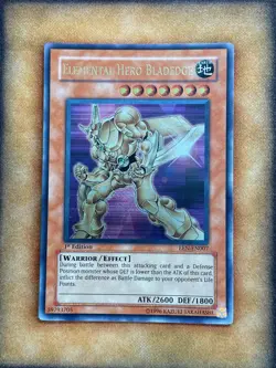 Yugioh Elemental Hero Bladedge EEN-EN007 Ultimate Rare 1st Ed NM - Image 1