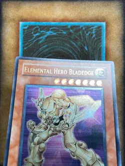 Yugioh Elemental Hero Bladedge EEN-EN007 Ultimate Rare 1st Ed NM - Image 2