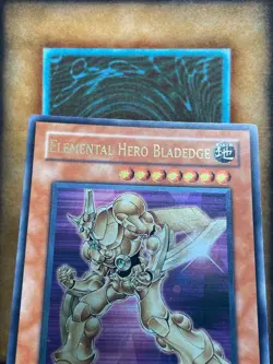Yugioh Elemental Hero Bladedge EEN-EN007 Ultimate Rare 1st Ed NM - Image 3