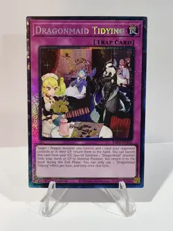 Yu-Gi-Oh! Dragonmaid Tidying RA04-EN102 Prismatic Collector's Rare NM - Image 1