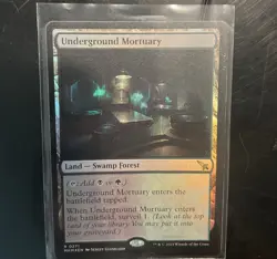 MTG: Underground Mortuary Rare NM Foil - Murders at Karlov Manor #271 - Image 1
