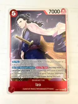 One Piece Card Game Izo EB01-002 Rare NM English - Image 1