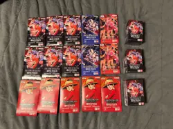New Sealed Various One Piece Sleeved Boosters and Double Pack Set (OP 13,14,16) - Image 1