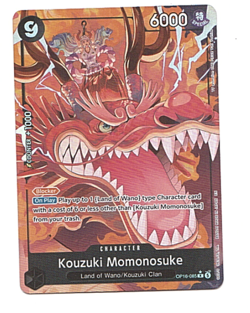 Kouzuki Momonosuke Alt Art (OP16-085) | OP16 - The Time of Battle | ENGLISH - Image 1