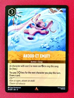 Akood Et Emuti Winterspell 29/204 Nonfoil Disney Lorcana TCG - Image 1