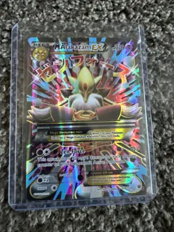 M Alakazam EX 118/124 Holo Full Art Fates Collide Pokemon Card - Image 1